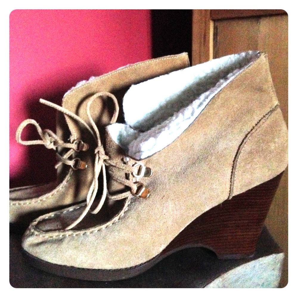 Michael Kors Booties Wedges Sz 10